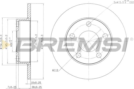 Bremsi CD6323S - Kočioni disk www.molydon.hr