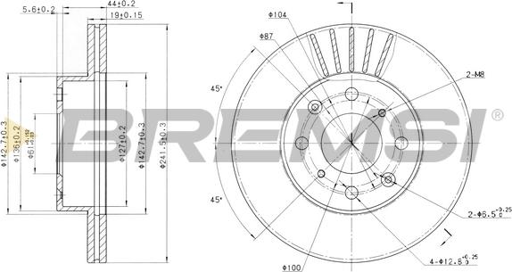 Bremsi CD6294V - Kočioni disk www.molydon.hr