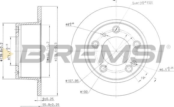 Bremsi CD6247S - Kočioni disk www.molydon.hr