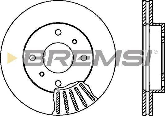 Bremsi CD6260V - Kočioni disk www.molydon.hr