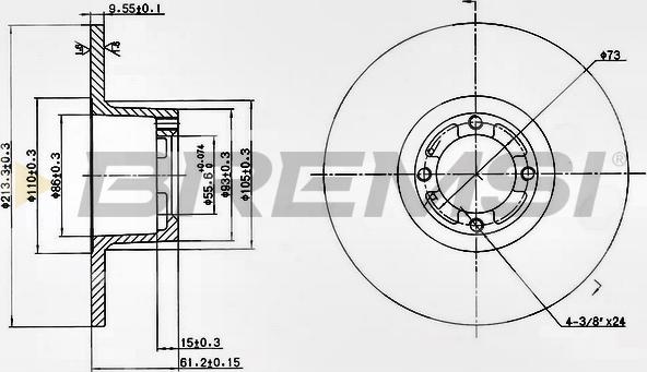 Bremsi CD6286S - Kočioni disk www.molydon.hr