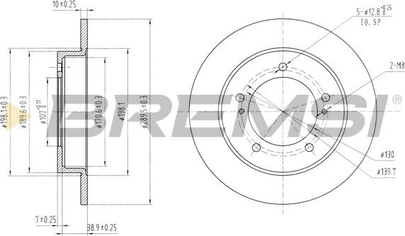 Bremsi CD6233S - Kočioni disk www.molydon.hr