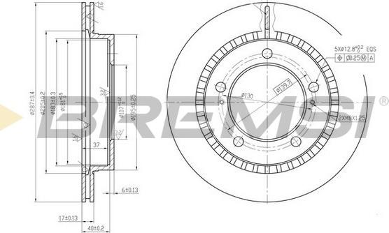 Bremsi CD6746V - Kočioni disk www.molydon.hr