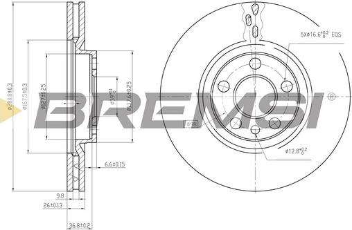 Bremsi CD6760V - Kočioni disk www.molydon.hr