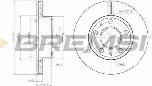 Bremsi CD6768V - Kočioni disk www.molydon.hr