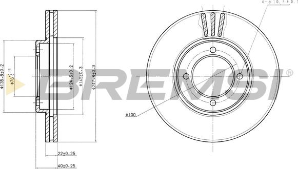 Bremsi CD6775V - Kočioni disk www.molydon.hr