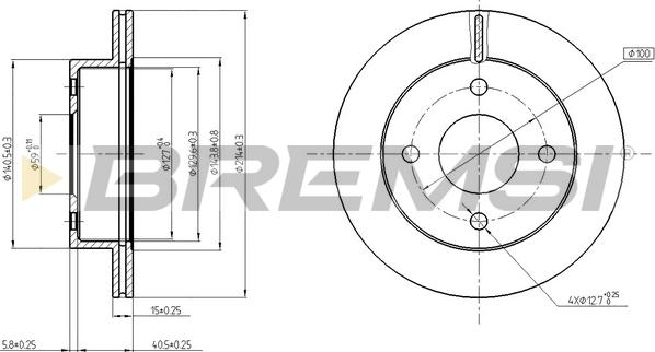 Bremsi CD6770V - Kočioni disk www.molydon.hr