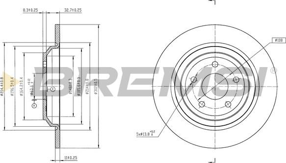 Bremsi CD8977S - Kočioni disk www.molydon.hr