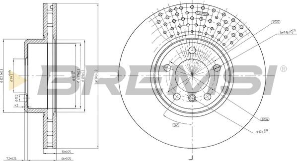 Bremsi CD8403V - Kočioni disk www.molydon.hr