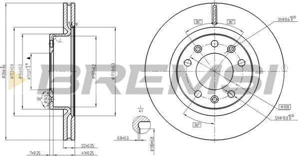 Bremsi CD8413V - Kočioni disk www.molydon.hr