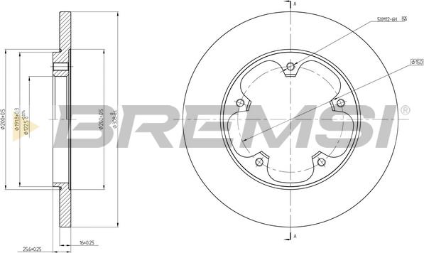 Bremsi CD8484S - Kočioni disk www.molydon.hr