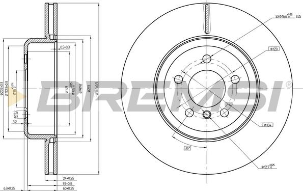 Bremsi CD8480V - Kočioni disk www.molydon.hr