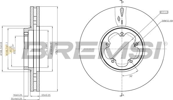 Bremsi CD8470V - Kočioni disk www.molydon.hr