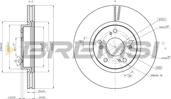 Bremsi CD8473V - Kočioni disk www.molydon.hr