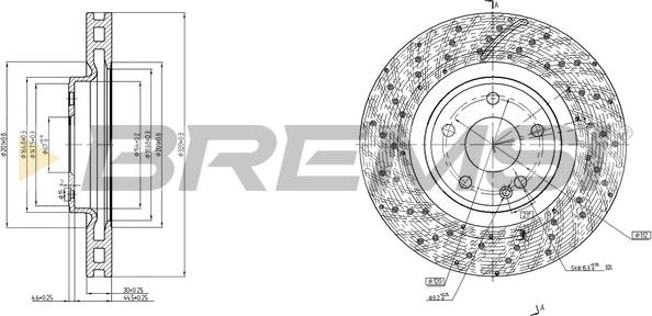 Bremsi CD8559V - Kočioni disk www.molydon.hr