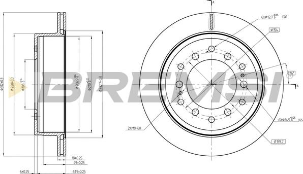 Bremsi CD8505V - Kočioni disk www.molydon.hr