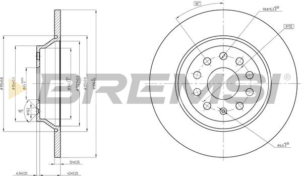 Bremsi CD8506S - Kočioni disk www.molydon.hr