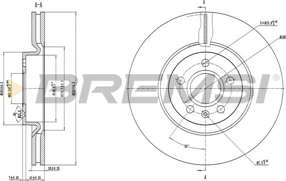 Bremsi CD8693V - Kočioni disk www.molydon.hr