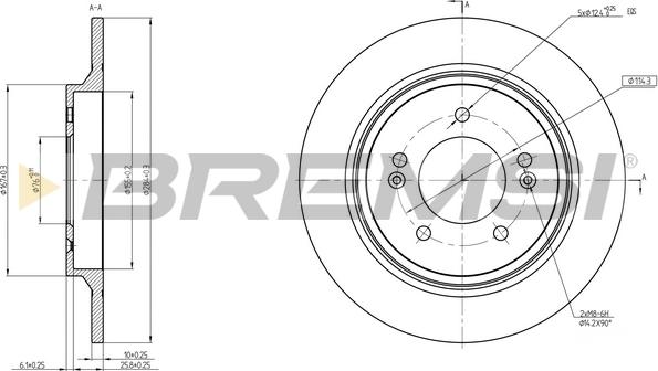 Bremsi CD8604S - Kočioni disk www.molydon.hr