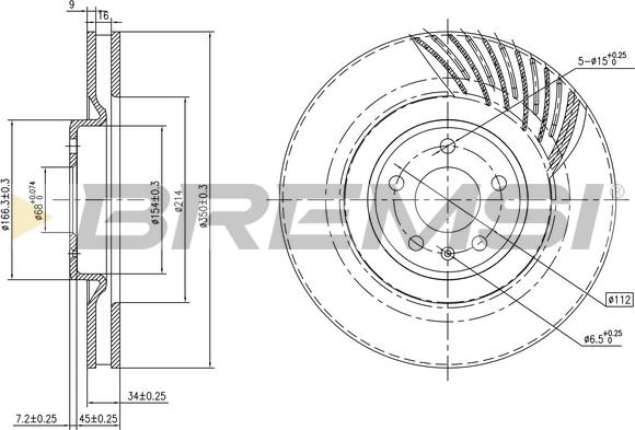 Bremsi CD8686VLS - Kočioni disk www.molydon.hr