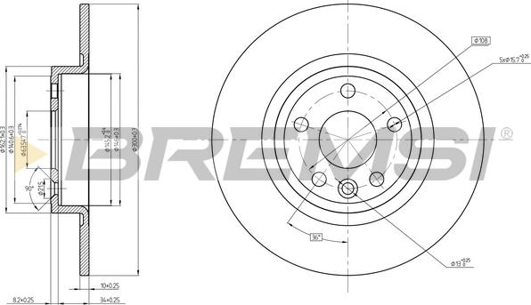 Bremsi CD8633S - Kočioni disk www.molydon.hr