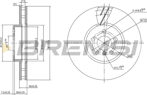 Bremsi CD8625VLS - Kočioni disk www.molydon.hr