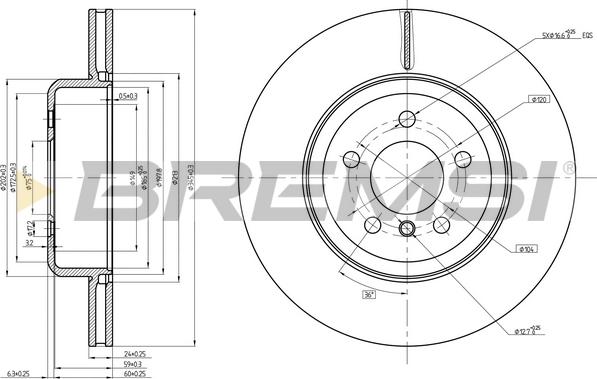 Bremsi CD8622V - Kočioni disk www.molydon.hr