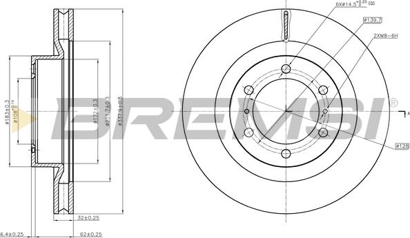 Bremsi CD8093V - Kočioni disk www.molydon.hr