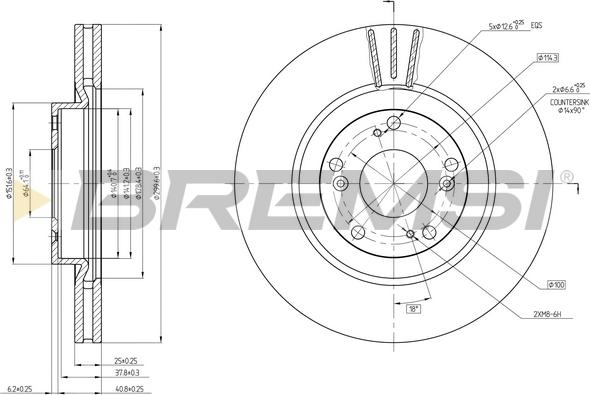 Bremsi CD8092V - Kočioni disk www.molydon.hr