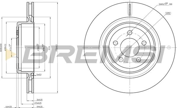 Bremsi CD8066V - Kočioni disk www.molydon.hr