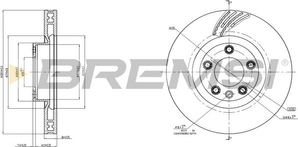 Bremsi CD8019VLS - Kočioni disk www.molydon.hr