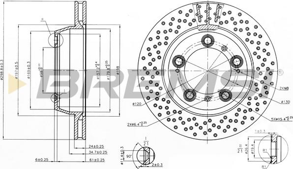 Bremsi CD8012V - Kočioni disk www.molydon.hr