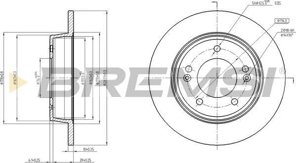 Bremsi CD8193S - Kočioni disk www.molydon.hr