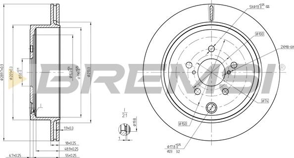 Bremsi CD8141V - Kočioni disk www.molydon.hr