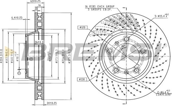 Bremsi CD8118VRD - Kočioni disk www.molydon.hr