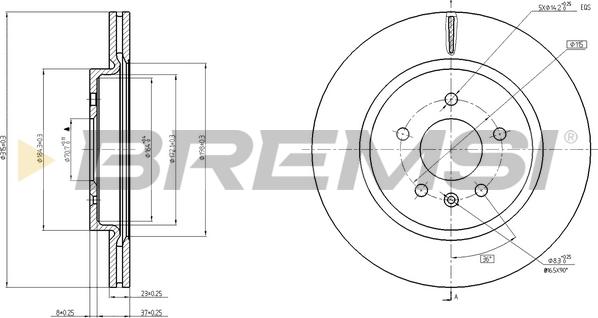 Bremsi CD8188V - Kočioni disk www.molydon.hr