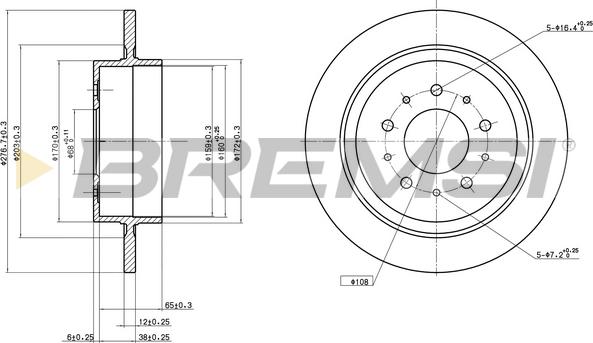 Bremsi CD8179S - Kočioni disk www.molydon.hr