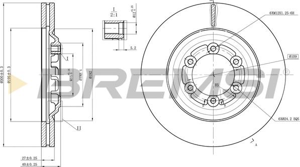 Bremsi CD8372V - Kočioni disk www.molydon.hr