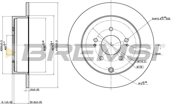 Bremsi CD8268S - Kočioni disk www.molydon.hr