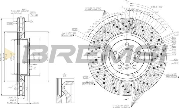 Bremsi CD8202V - Kočioni disk www.molydon.hr