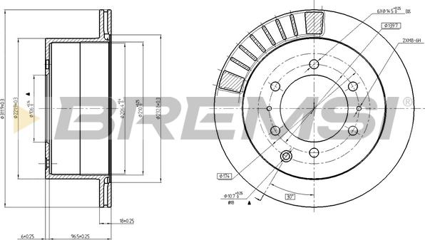 Bremsi CD8215V - Kočioni disk www.molydon.hr