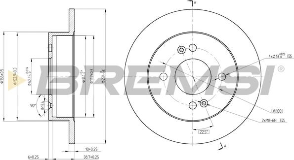 Bremsi CD8213S - Kočioni disk www.molydon.hr