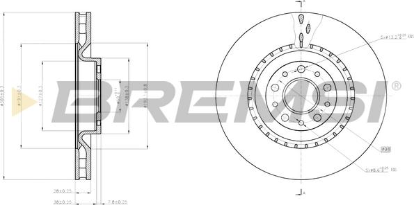 Bremsi CD8289V - Kočioni disk www.molydon.hr