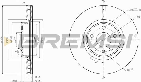 Bremsi CD8761V - Kočioni disk www.molydon.hr