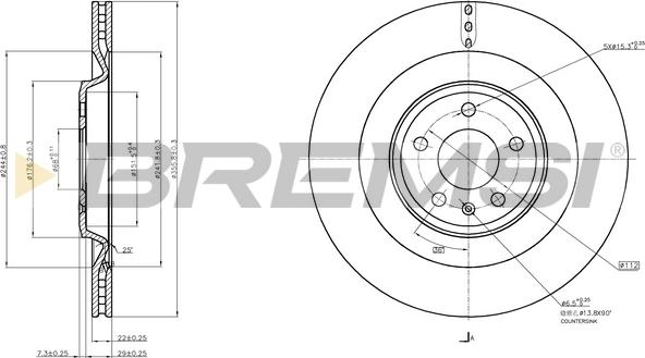 Bremsi CD7990V - Kočioni disk www.molydon.hr