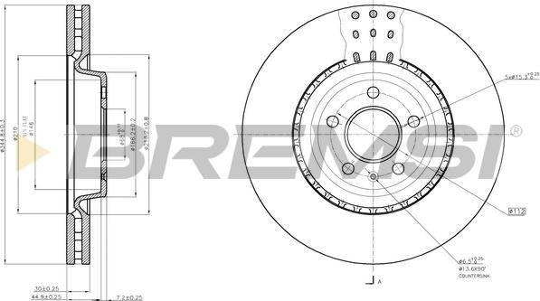 Bremsi CD7997V - Kočioni disk www.molydon.hr