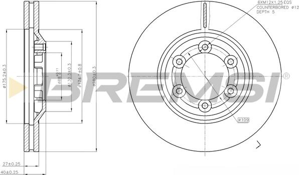 Bremsi CD7947V - Kočioni disk www.molydon.hr