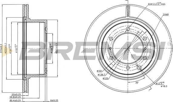 Bremsi CD7954V - Kočioni disk www.molydon.hr