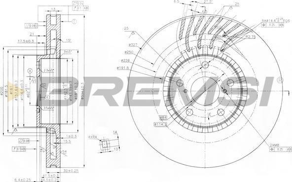 Bremsi CD7957VLS - Kočioni disk www.molydon.hr