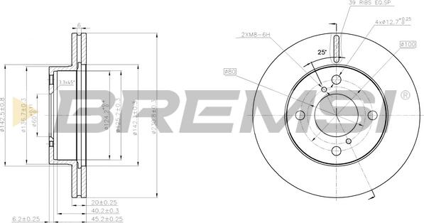 Bremsi CD7960V - Kočioni disk www.molydon.hr